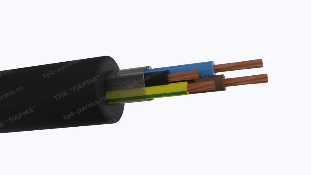 Фотография провода Кабель КГТП 3х4,0+1х2,5