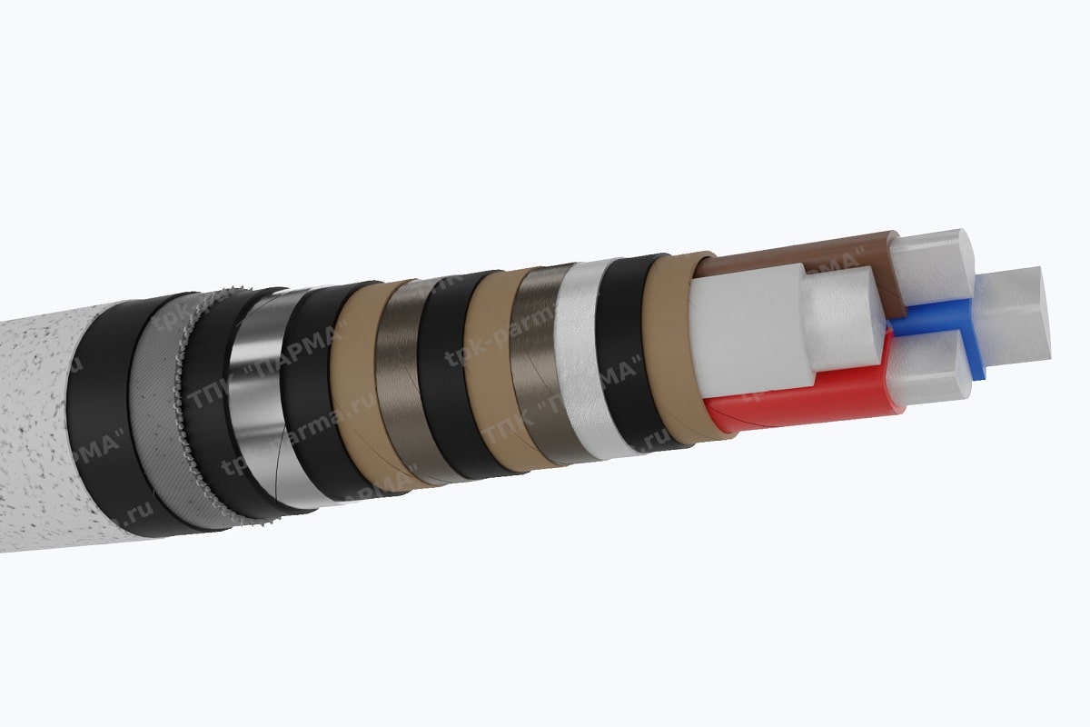 Фотография провода Кабель ААБ2л 3х50+1х25 - 1кВ