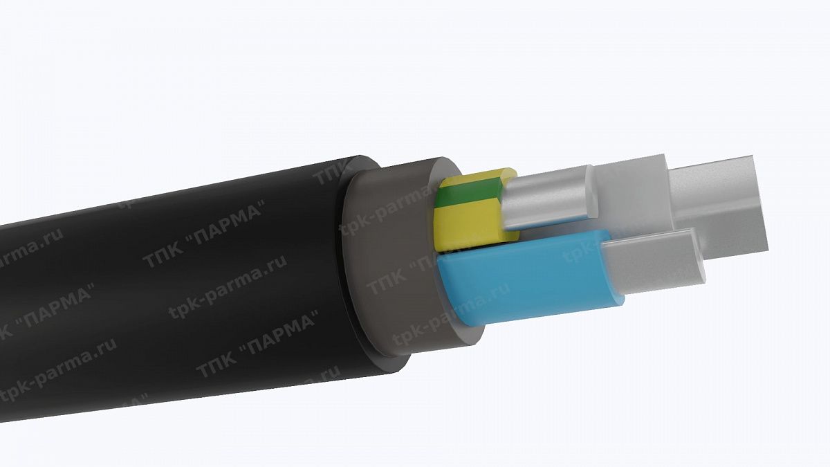 Фотография провода Кабель АВВГнг(A)-LS 3х95+1х50 - 1кВ