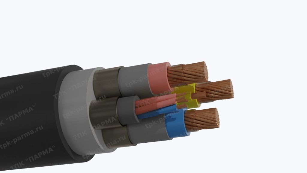 Фотография провода Кабель КГЭШ 3х95+1х10+6х2,5
