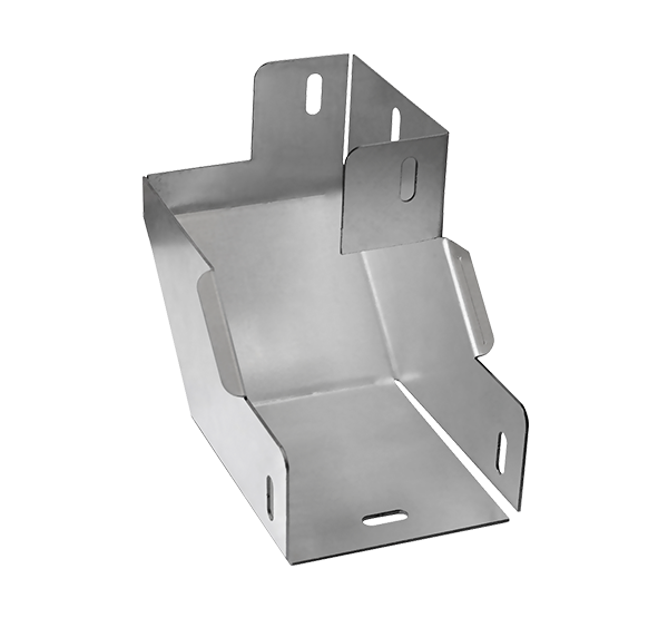 Угол вертикальный внутренний с разворотом 90' прав SYVVR500*100*1,2 R INOX