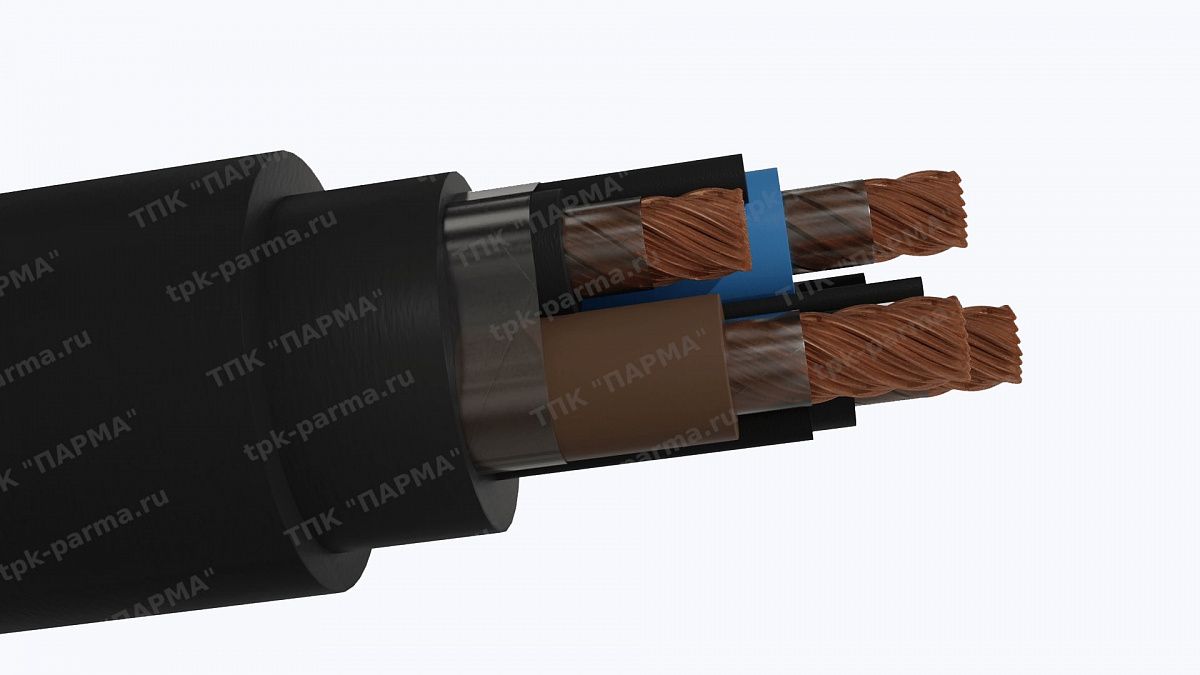 Фотография провода Кабель КПГУ 3х185+1х70