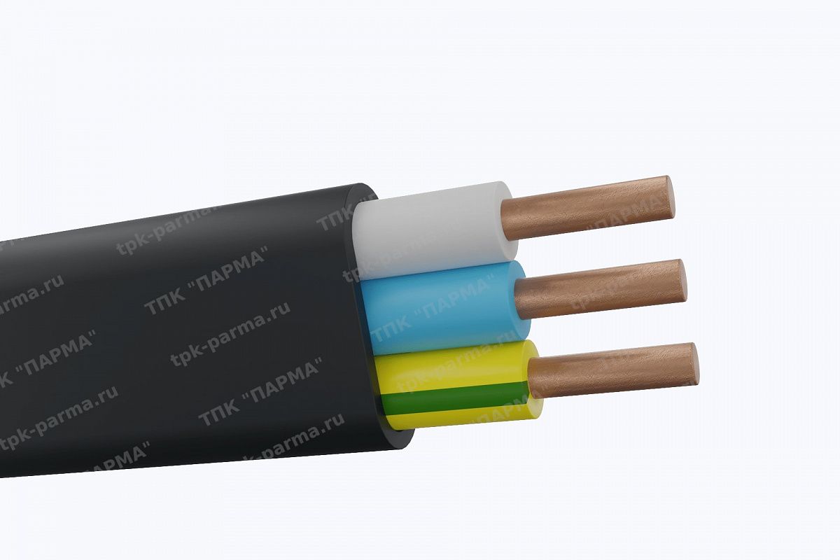 Фотография провода Кабель ВВГ-Пнг(A)-LS 3х16